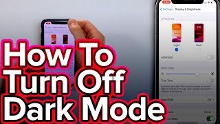 How To Turn Off Dark Mode on iPhone in iOS 13