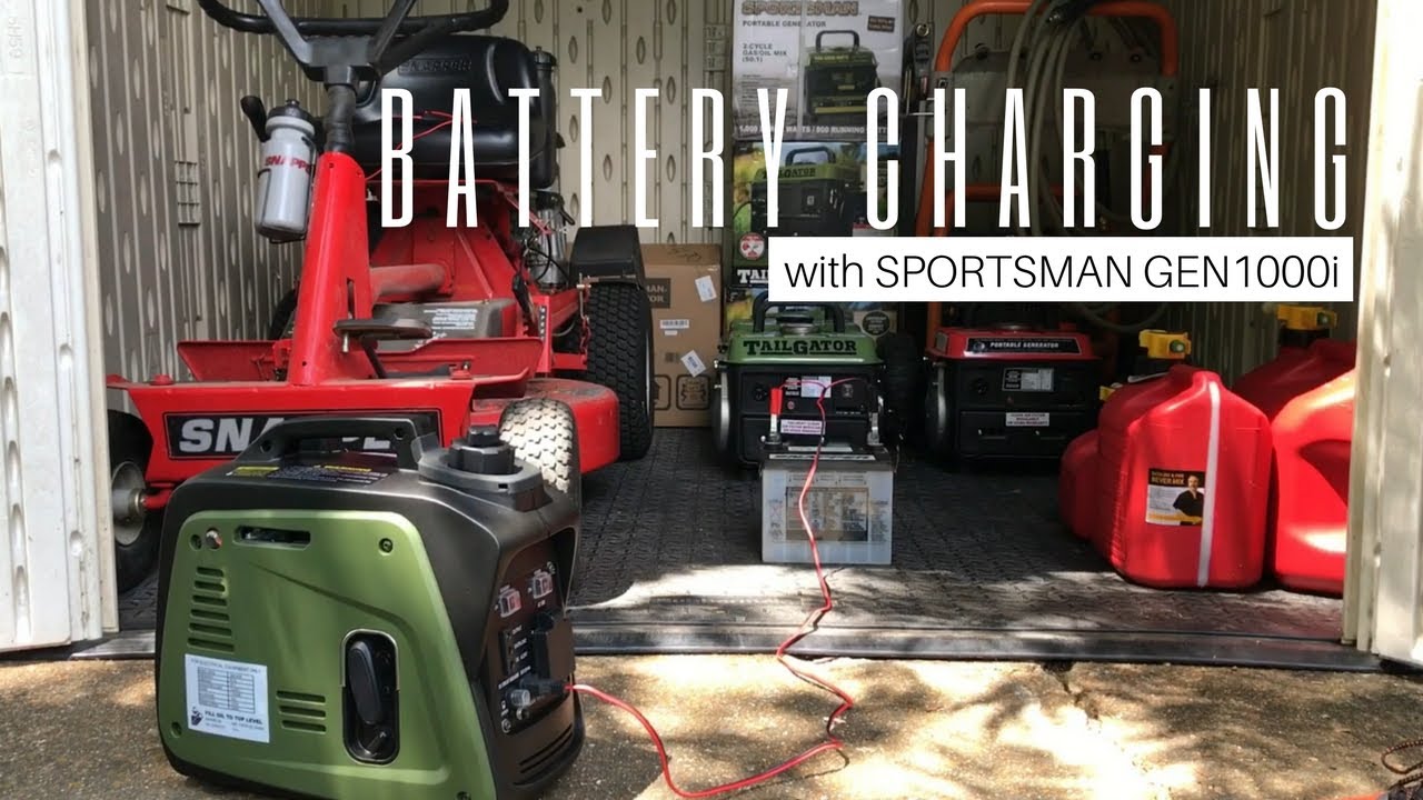 DC Battery Charging with Sportsman 800 / 1000 watt Inverter Generator