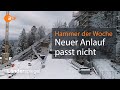 Die Pannen-Schanze von Hinterzarten | Hammer der Woche vom 19.12.20 | ZDF