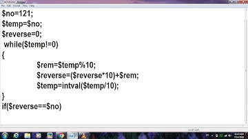 Palindrome Number or Not