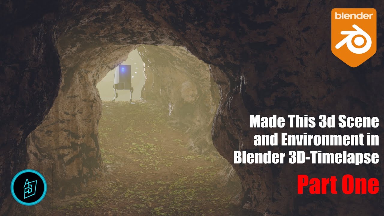 Made This 3d Scene and Environment in Blender 3D Timelapse Part One ...