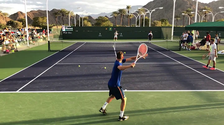 Dominic Thiem & Diego Schwartzman | IW Court Level...