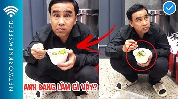 Hé lộ bữa ăn bất ngờ của "MC giàu nhất Việt Nam" Quyền Linh: Cơm rau đạm bạc, ngồi một góc mà ăn vội