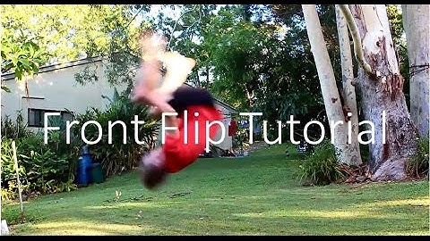 How To Front Flip: (Getting Over The Fear) Freerunning/Parkour Tutorial
