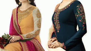 Buy Latest Party Wear Salwar Suits / Gown Dupatta Suit Designs || contrast dupatta suit / Party Wear screenshot 5