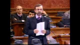 Srđan Miković Na Sednici Skupštine O Predlogu Zakona O Rokovima Izmirenja Novčanih Obaveza
