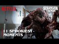 The 11 Spookiest Monster Moments | Stranger Things | Netflix