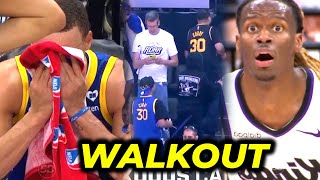 WALKOUT! Iyak si Steph Curry, gustong manapak ng kakampi! | Anyare kay Klay?! Warriors vs Kings!