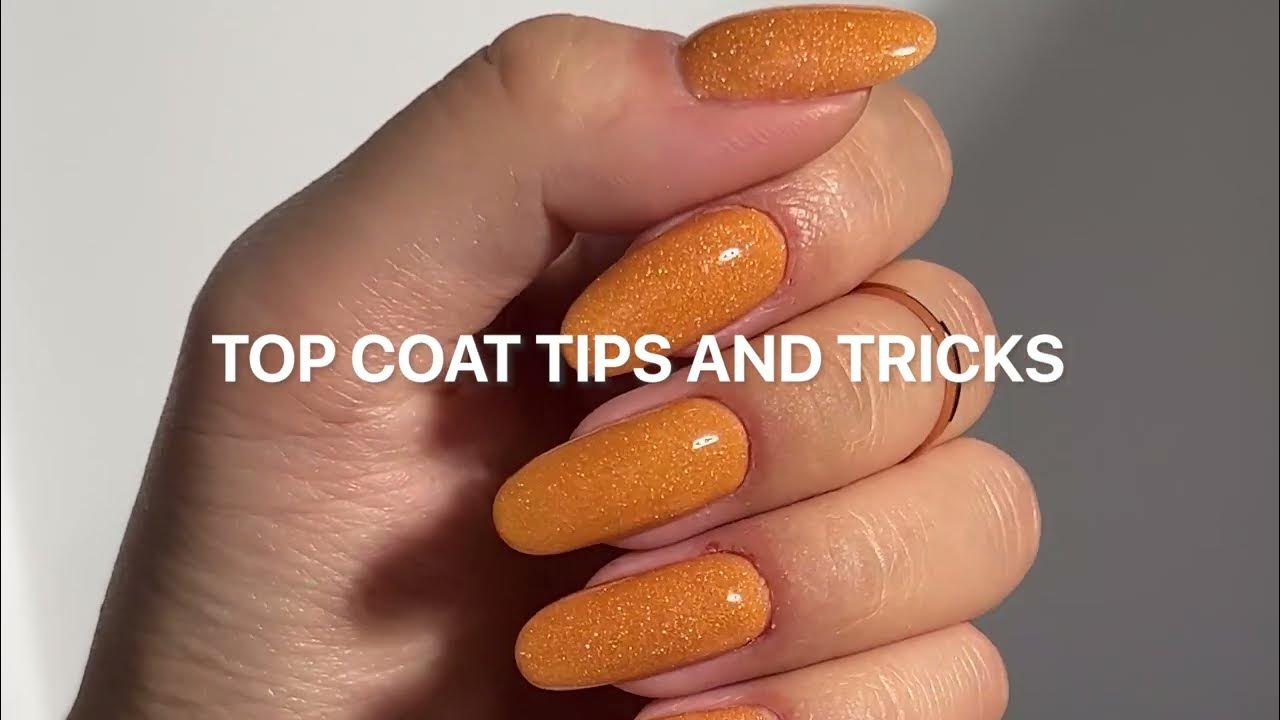 Top Coat Tips & Tricks 📝 Nailboo YouTube