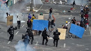 Az ENSZ elítélte a kolumbiai hatóságok tüntetőkkel szembeni aránytalan fellépését