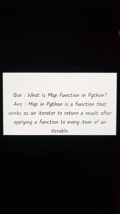 What Is Map Function In Python technical map MapFunction what-is-map-function-in-python-technical-map-mapfunction