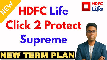 HDFC Life Click 2 Protect Supreme | HDFC Life Insurance| Term Insurance 2025