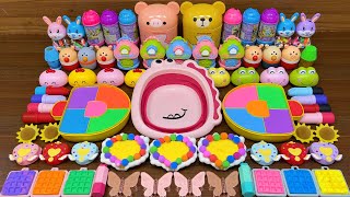 RAINBOW slime!!! Mixing random into STOREBOUGHT!!!Satisfying Video #308