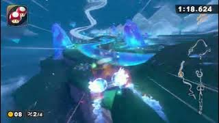 Rainbow Road - 4:02.519 - Diogo (Mario Kart World World Record)