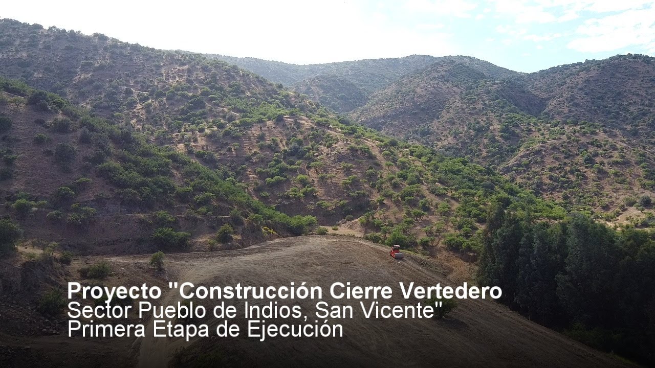 Proyecto Construcción cierre vertedero en Pueblo de Indios, San Vicente Primera etapa de ejecución