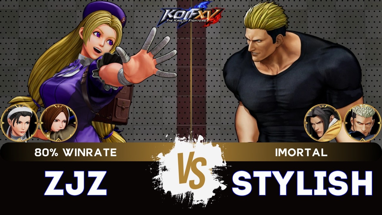 KOF XV ▰ ZJZ (Whip/Hinako/Chizuru) 🆚 STYLISH (Yamazaki/Gato/Goenitz)🎞️Replay Match - 2/26 part 2
