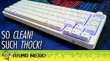 Ultra Satisfying ASMR DIY Mechanical Keyboard Build & Typing Test ⌨ ft. GamaKay LK67 (soft spoken)