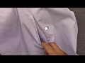 How to sew a side seam pocket of a shirt