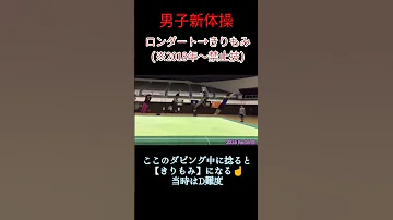 男子新体操 練習 きりもみ 現在禁止技 
