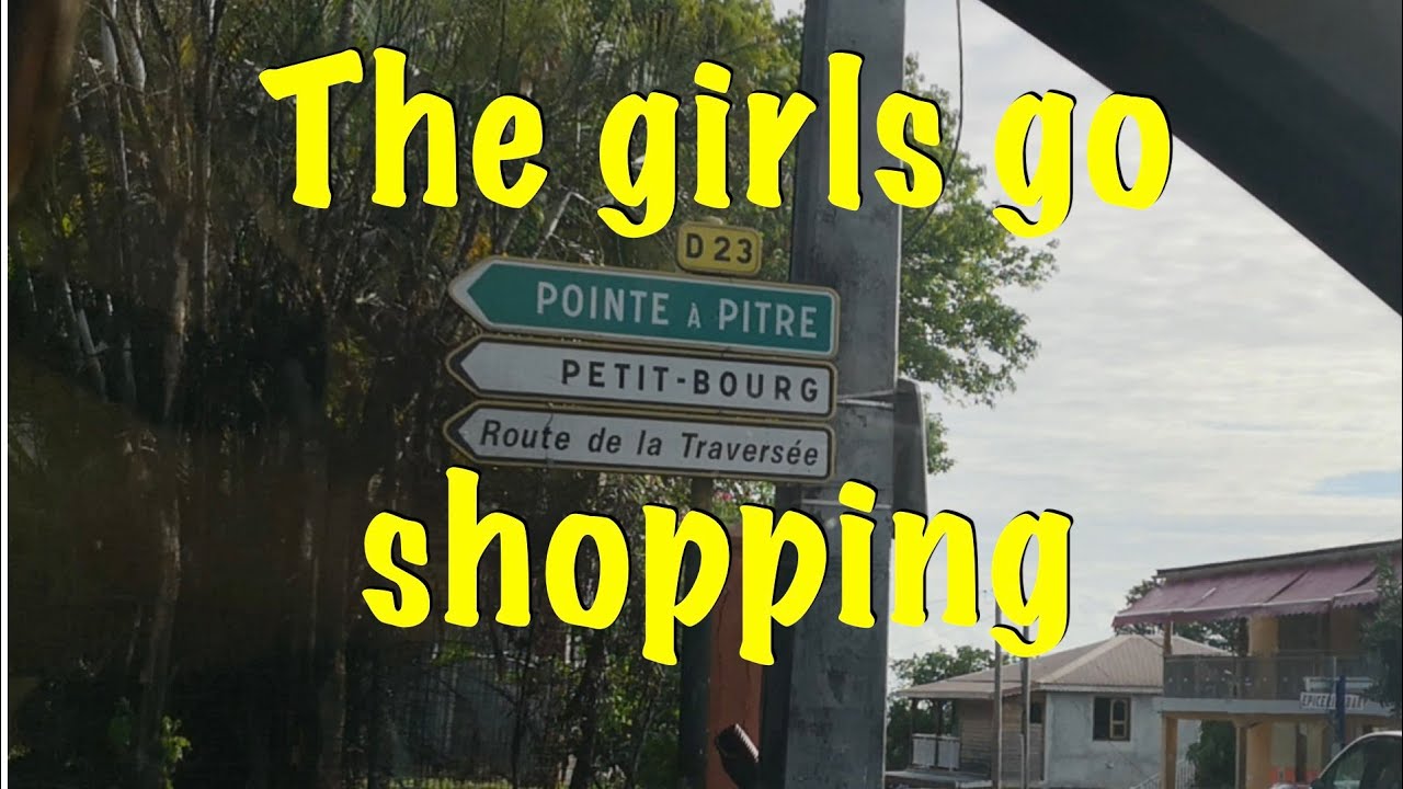 The girls go shopping in the commercial center