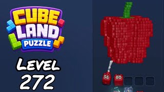 Cube Land Puzzle Level 272 Walkthrough