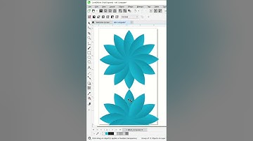 Flower Design In CorelDRAW | CorelDRAW Tutorial | #coreldraw  #youtubeshorts #trending