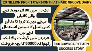 2 cror monthly profit dairy farm II Hard groove dairy II Friesien and angus cross II 80 Liter cows