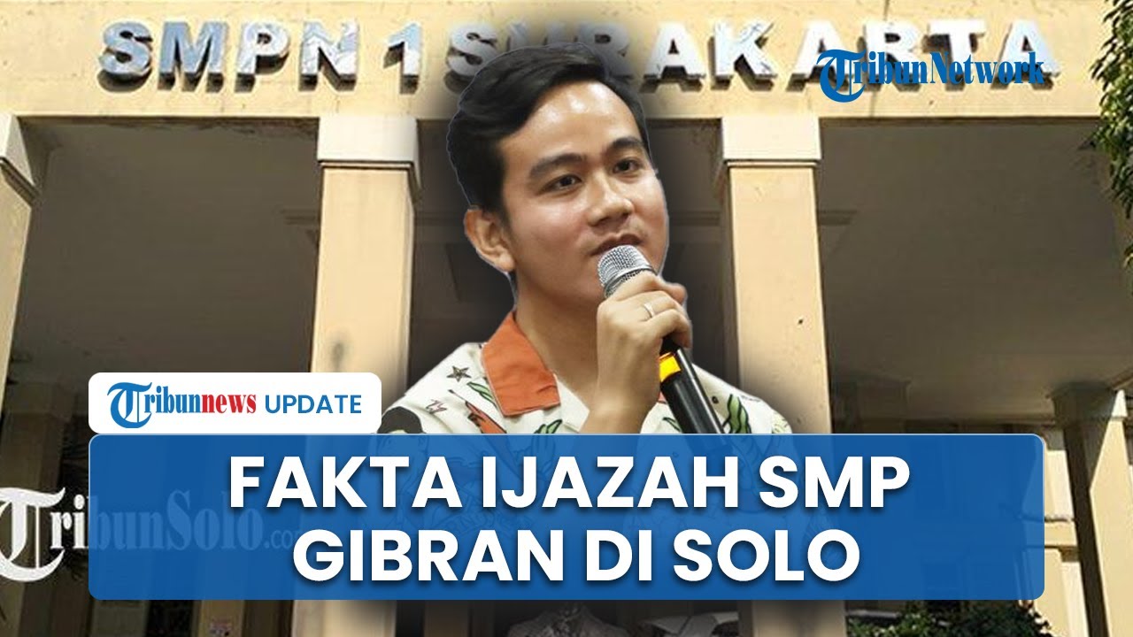 Riwayat Sekolah Gibran Kembali Disorot, Kepala SMPN 1 Surakarta Klarifikasi Kebenaranna