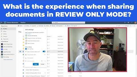 OneDrive and SharePoint sharing in Review Only Mode