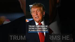 Trump confirms he secretly switched planes over threat | #RTÉNews #Trump #AirForceOne #SecretService