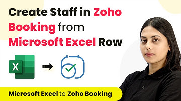 How to Create Staff in Zoho Booking from New Microsoft Excel Row - Microsoft Excel to Zoho Booking