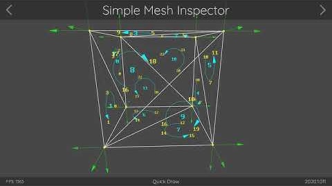 QuickDraw - Simple Mesh Inspector Demo