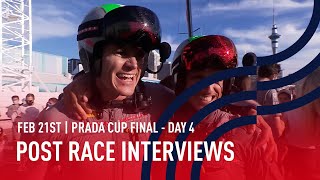 PRADA Cup Final Day 4 Post Race Interviews