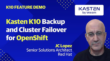 Kasten K10 Backup and Cluster Failover for OpenShift
