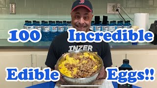 100 Scrambled Eggs Challenge