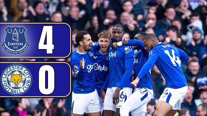 Everton 4-0 Leicester City | Gwladys Street Reaction