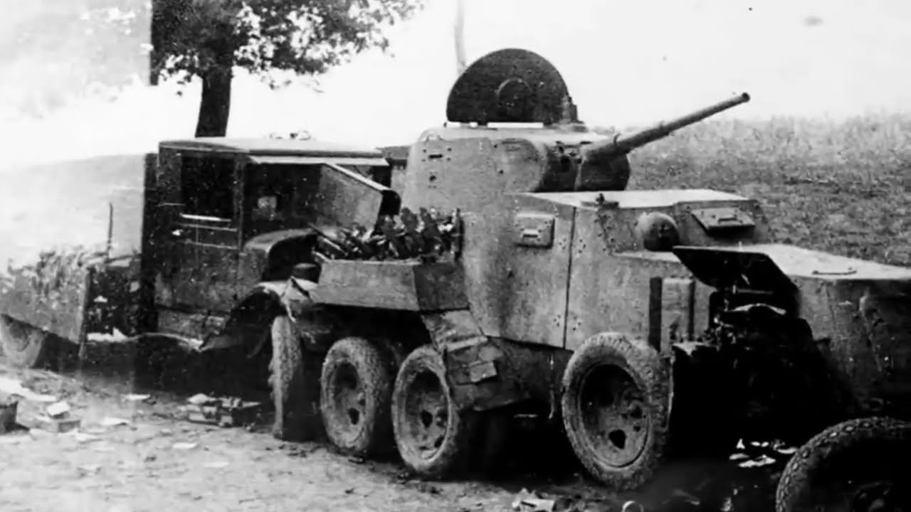 BA-10 Soviet Armored Car of WWII - YouTube