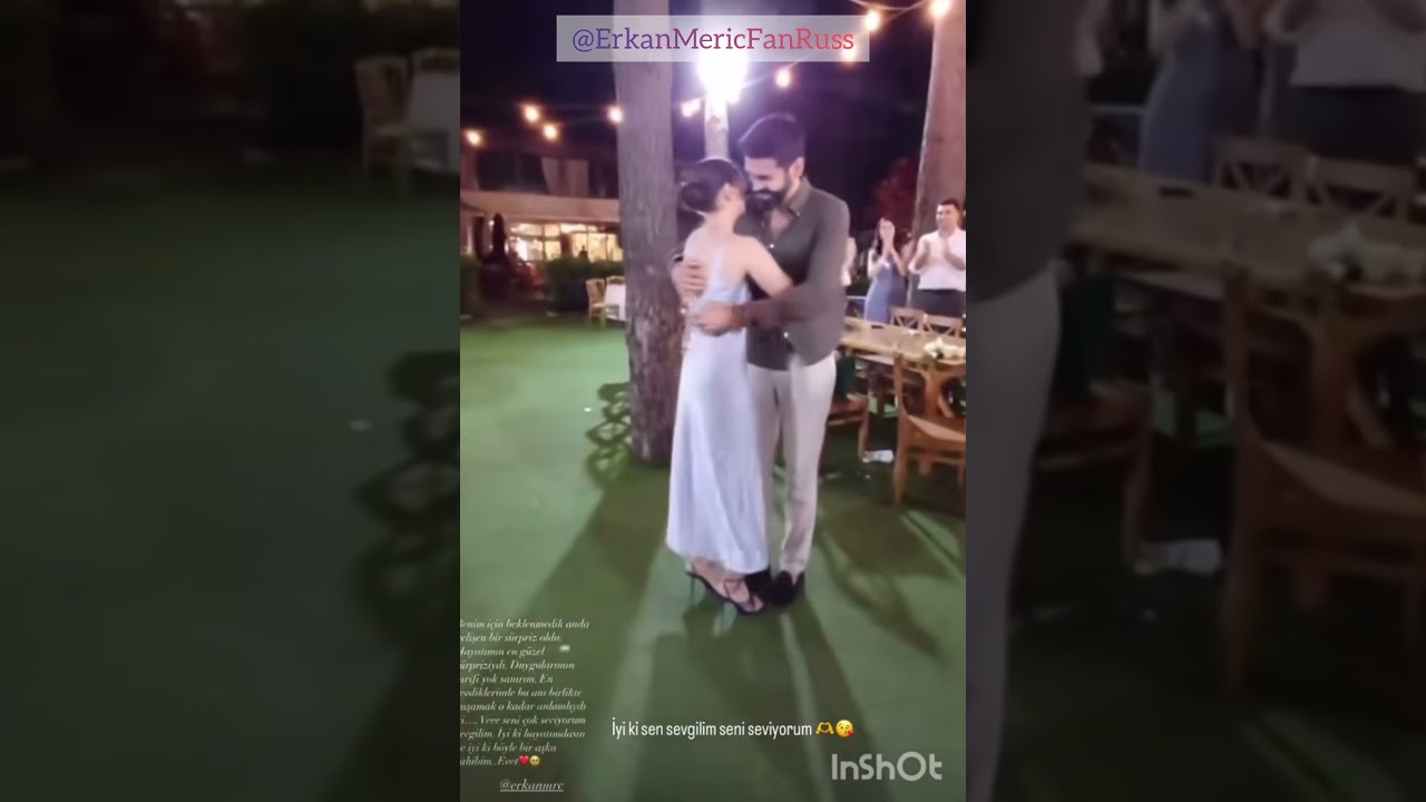 ЭРКАН МЕРИЧ ЖЕНИТЬСЯ ! ЭРКАН сделал предложение Ягмур на свадьбе у друзей ! #erkanmeric #turdizi