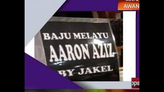 Baju Melayu Aaron Aziz di cetak rompak