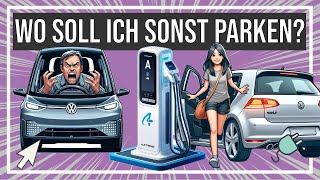 Schon wieder - Verbrennerfahrer blockieren Ladesäulen!