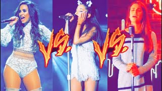 Demi Lovato vs Ariana Grande vs Lea Michele