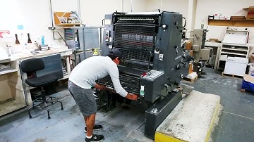 Heidelberg MO-E | One Color Offset Printer