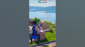 720 TRICKSHOT NO SCOPE 🎯 #HuntingRifle #Trickshot #360NoScope #Controller #Fortnite