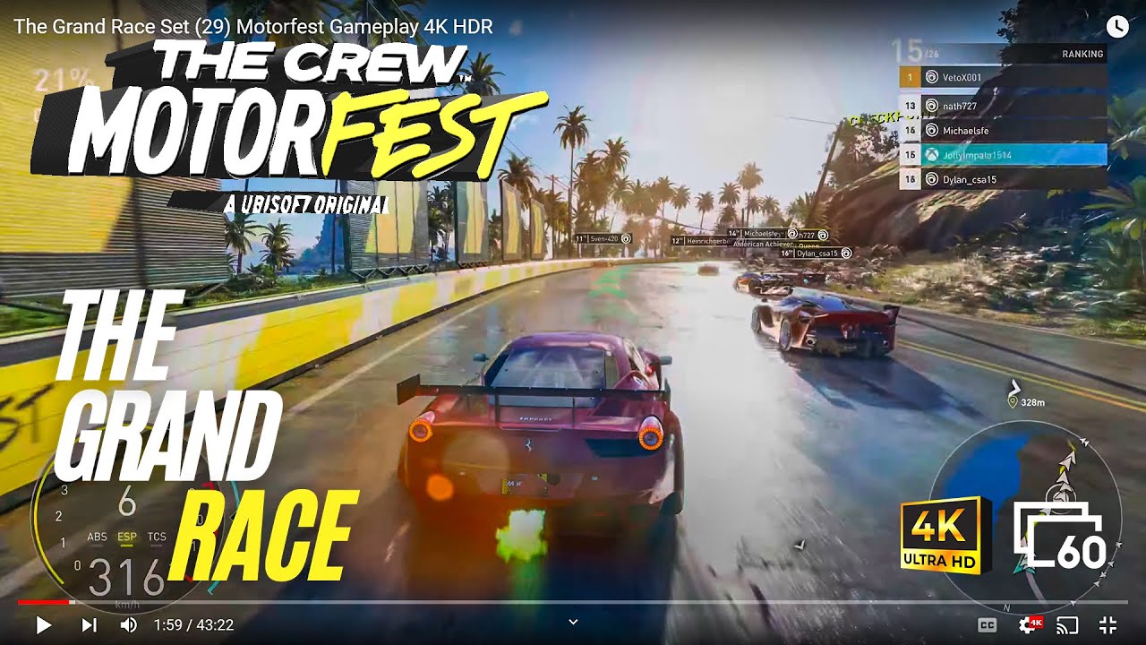 Gameplay Hd Races The Grand Race Set (29) Motorfest Gameplay 4K HDR - YouTube