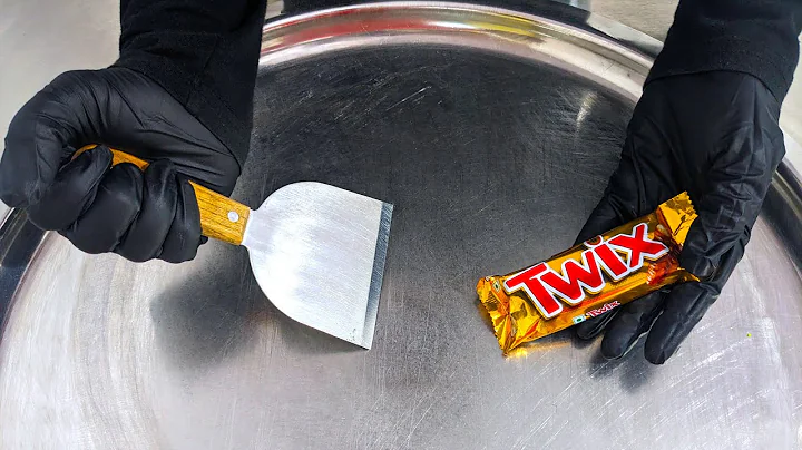 TWIX Ice Cream Rolls | TWIX Chocolate Bar | Ice cream rolls | Satisfying ASMR |