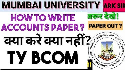 #PAPER_OUT? 26th Oct2023 Financial Accounts sem 5 ty bcom क्या करे?  Important QUESTIONS  Abdul sir