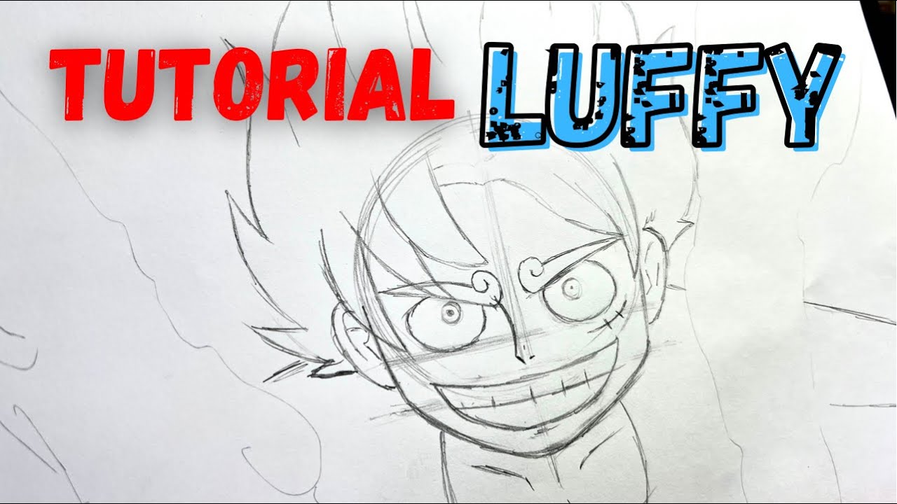 Como desenhar o Luffy Gear 5 - Desenhando Fácil