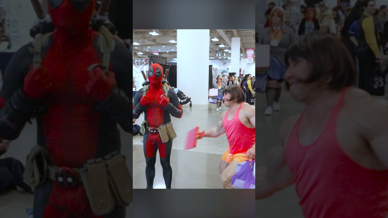 Dora the Destroyer gives Deadpool a surprise 😭 #deadpool #dora #cosplay