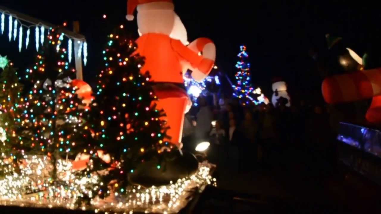 Taylorsville Christmas Light Parade 2013 YouTube