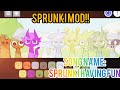 Sprunki having fun!  (sorry for late upload)